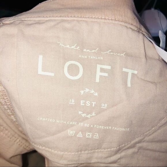 Loft blush pink modern boot corduroy pants 33 16 t - Picture 7 of 9